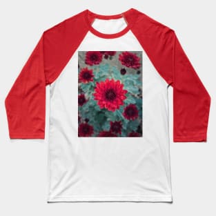 red chrysanths Baseball T-Shirt